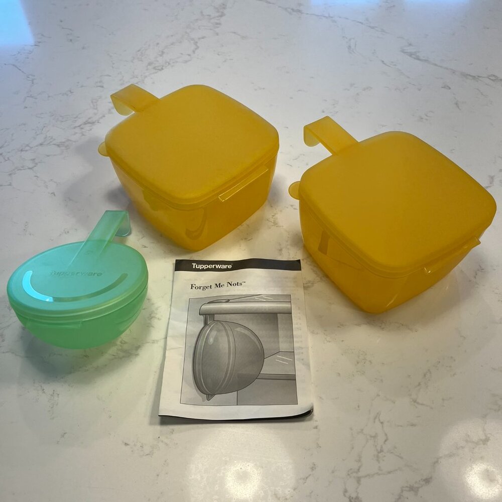 Never Used Tupperware Forget Me Not and Flat Out Lot - Picture 5 of 16